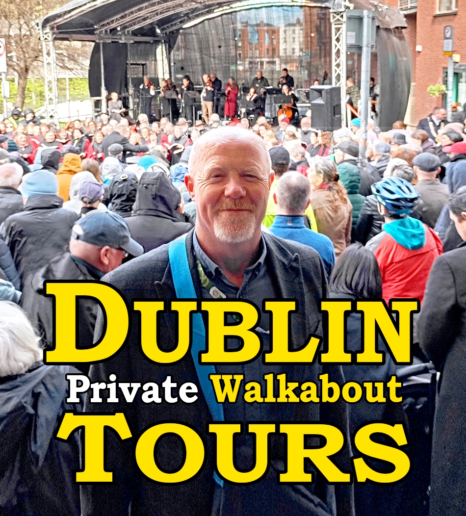 Local Dublin guide David leading a private walking tour in Dublin city center.