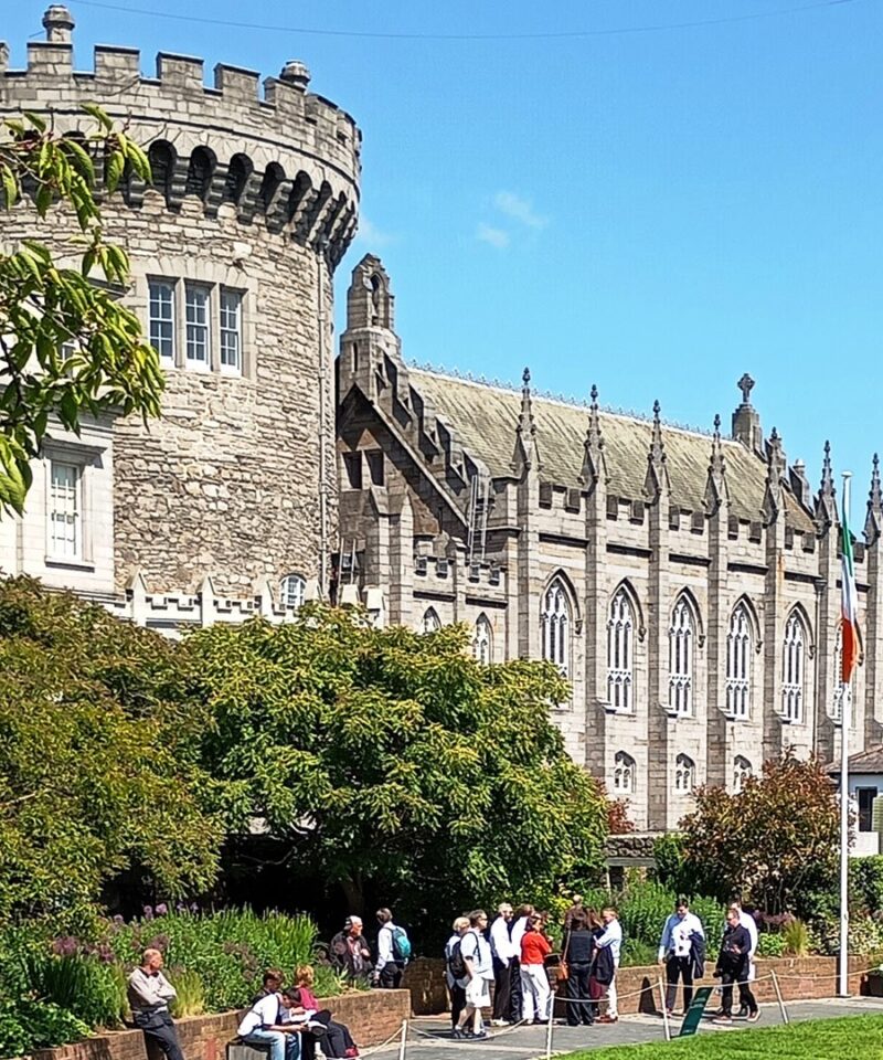 Private walking tour with David of Dublin Walkabout Tours in the Dubh Linn Gardens