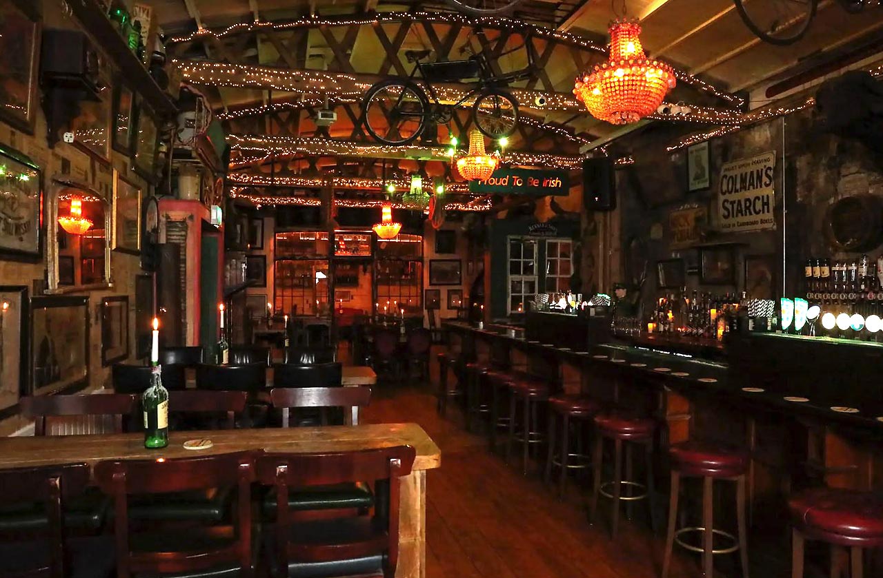 The interior of the Celt bar on talbot street Dublin