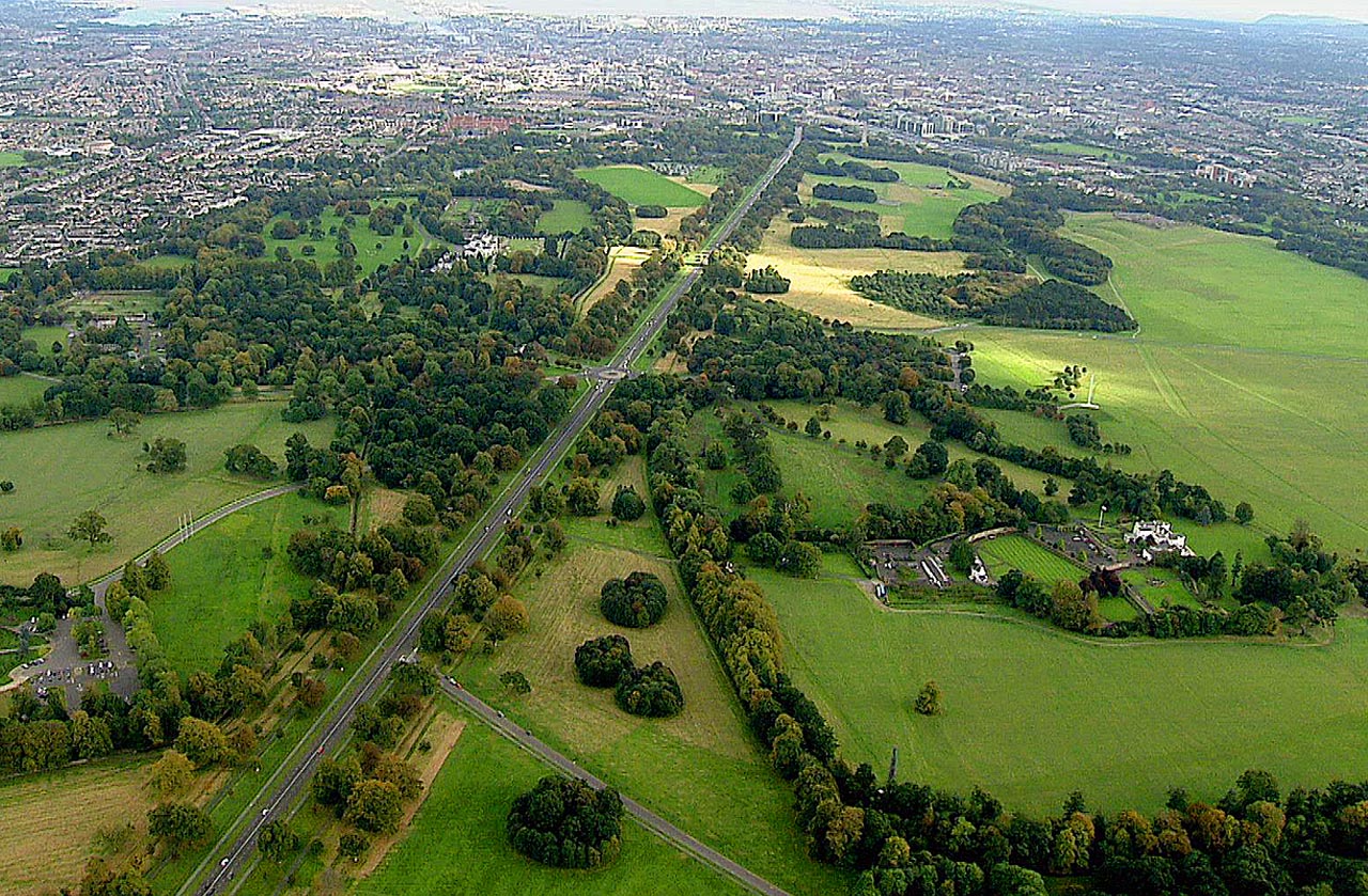 Partial Overview of some of Dublin's Phoenix Park