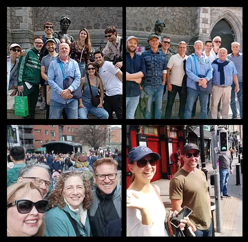 Dublin local guide David on a private city walking tour